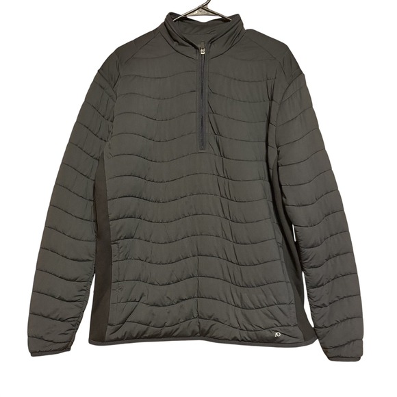 Anderson Ord Other - Anderson Ord Corlys Pullover Medium Quarter Zip Jacket Golf Black Quilted Men's